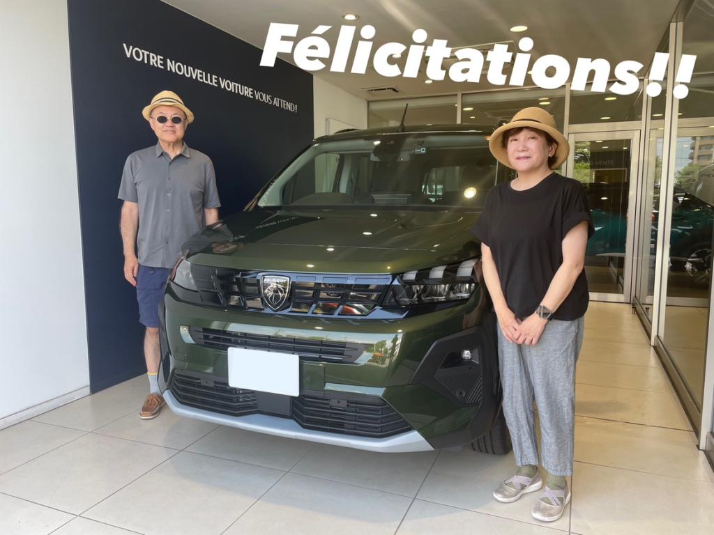 人生にPEUGEOTで華を！ご納車おめでとうございます☆