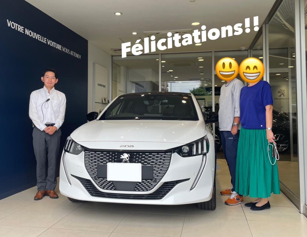 人生にPEUGEOTで華を！ご納車おめでとうございます☆