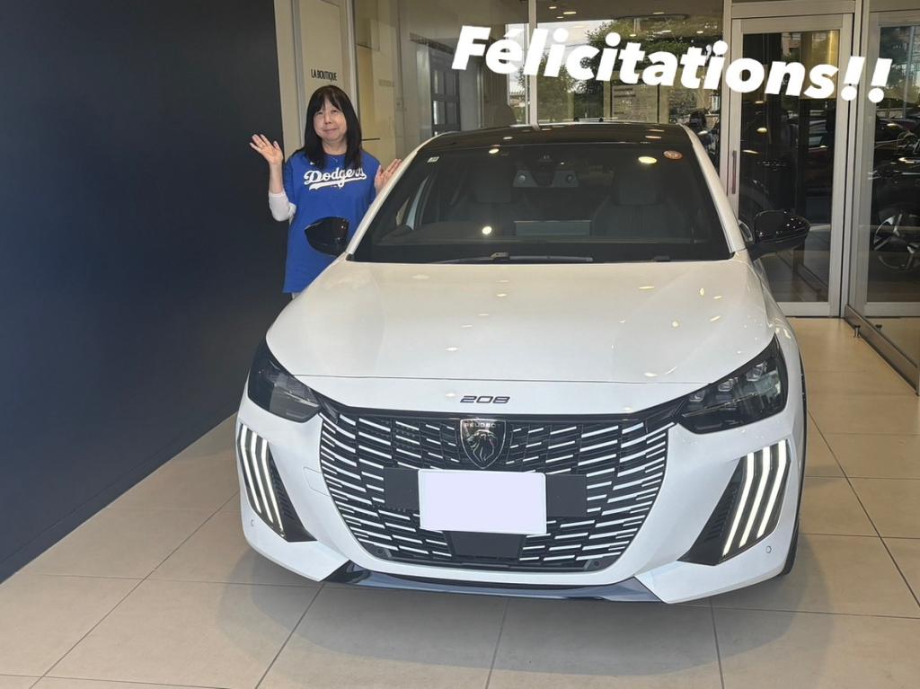 人生にPEUGEOTで華を！ご納車おめでとうございます☆