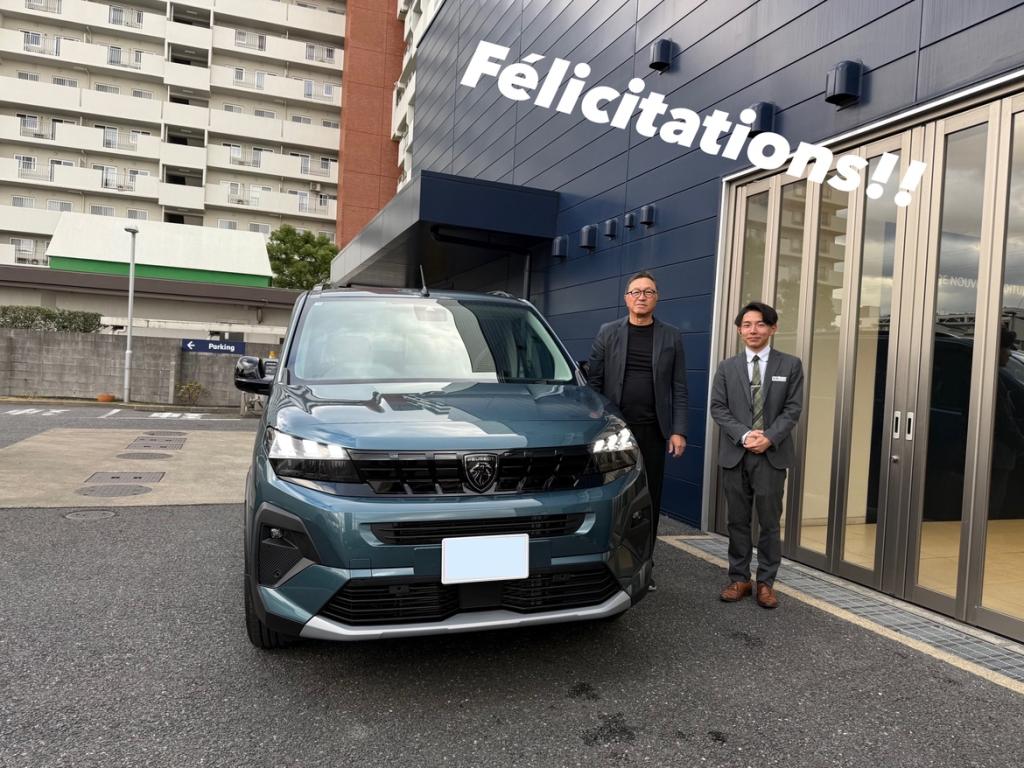人生にPEUGEOTで華を！ご納車おめでとうございます☆