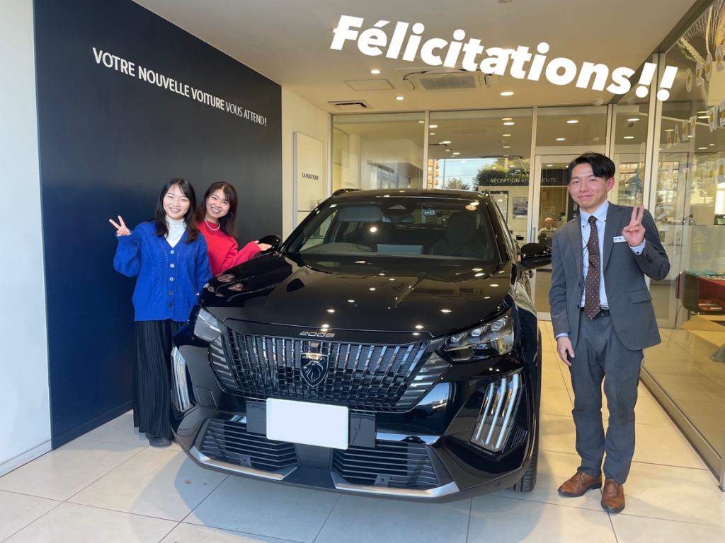 人生にPEUGEOTで華を！ご納車おめでとうございます☆