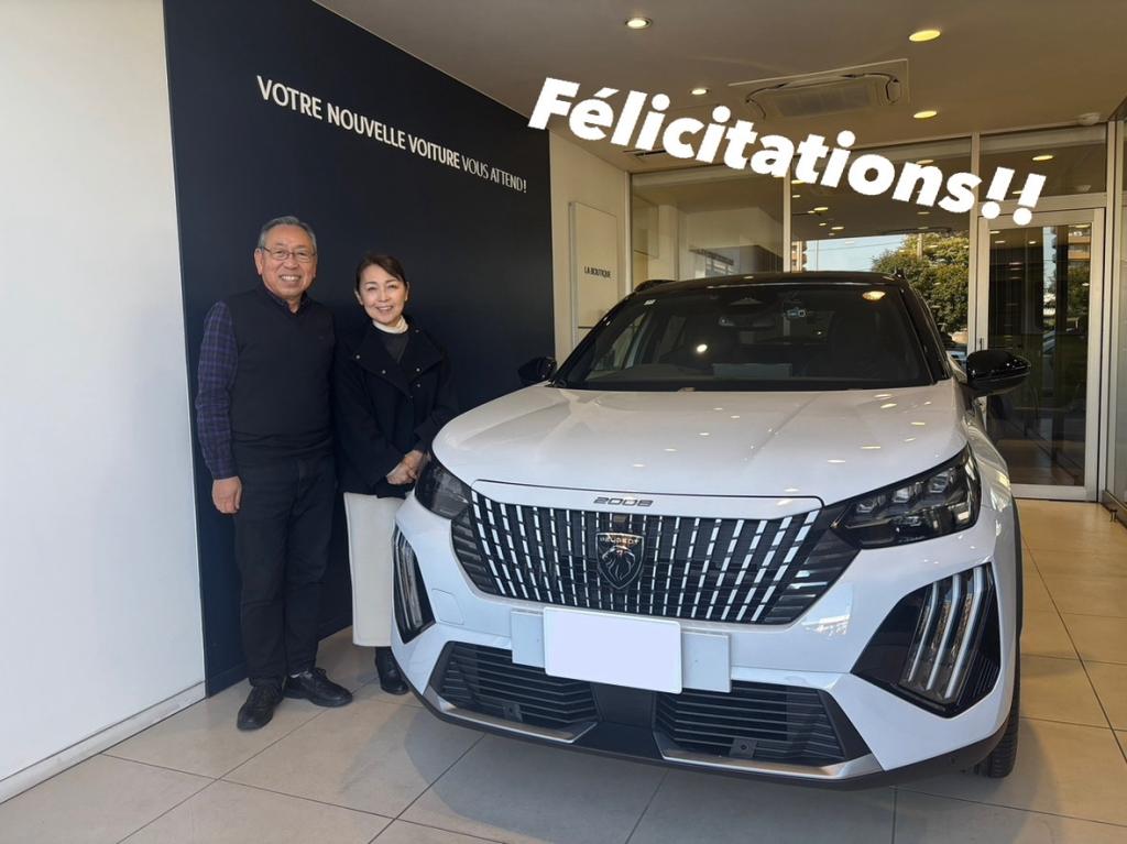 人生にPEUGEOTで華を！ご納車おめでとうございます☆