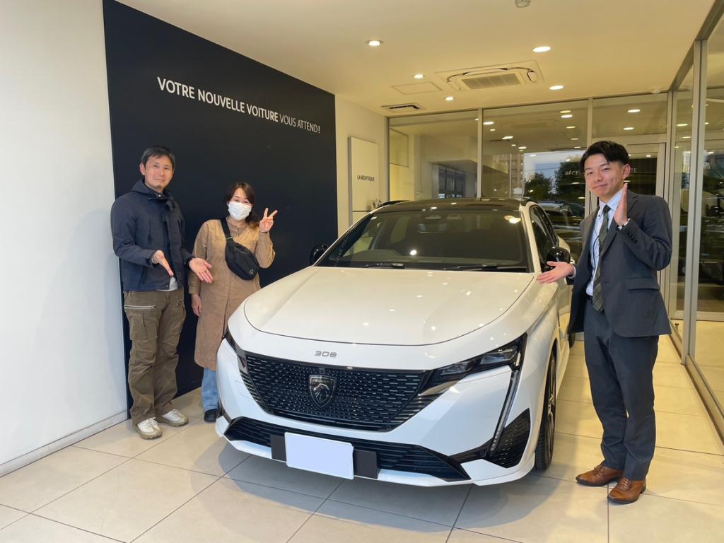 人生にPEUGEOTで華を！ご納車おめでとうございます☆