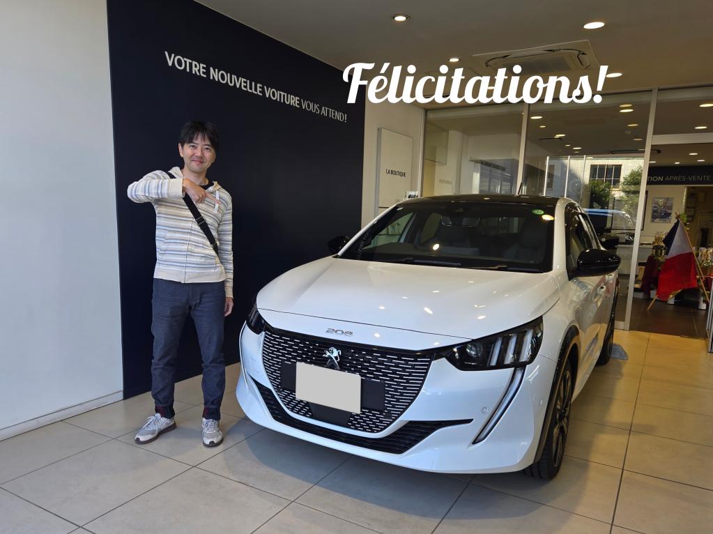 人生にPEUGEOTで華を！ご納車おめでとうございます☆