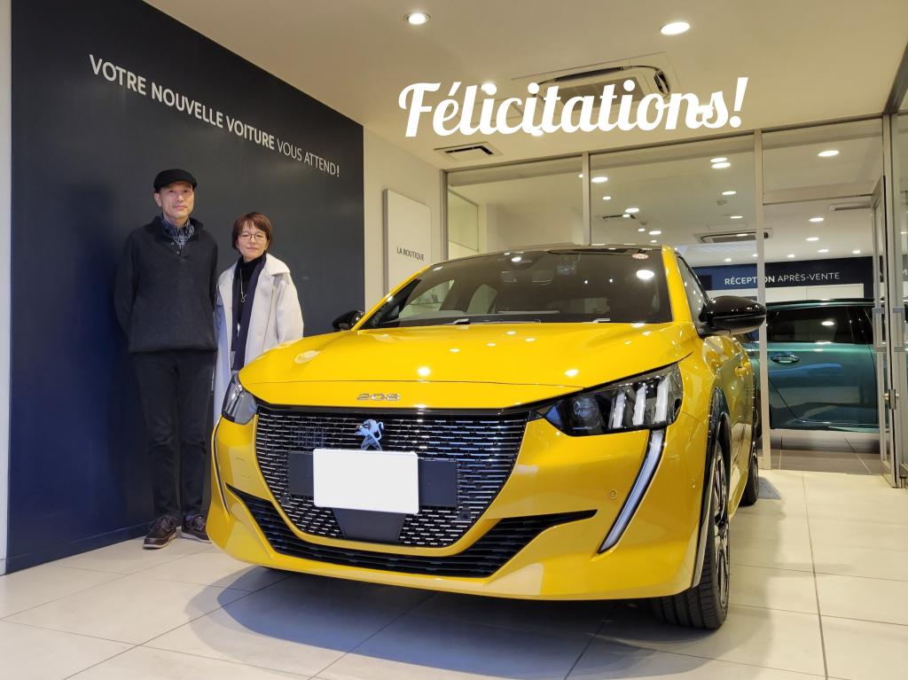 人生にPEUGEOTで華を！ご納車おめでとうございます☆
