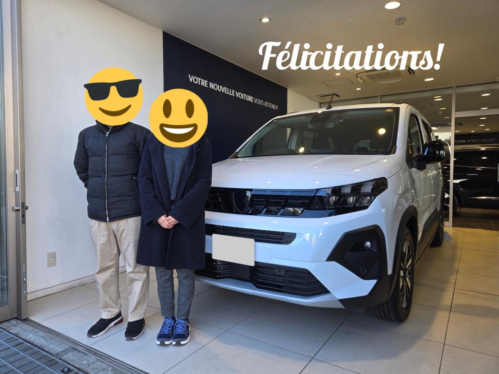 人生にPEUGEOTで華を！ご納車おめでとうございます☆