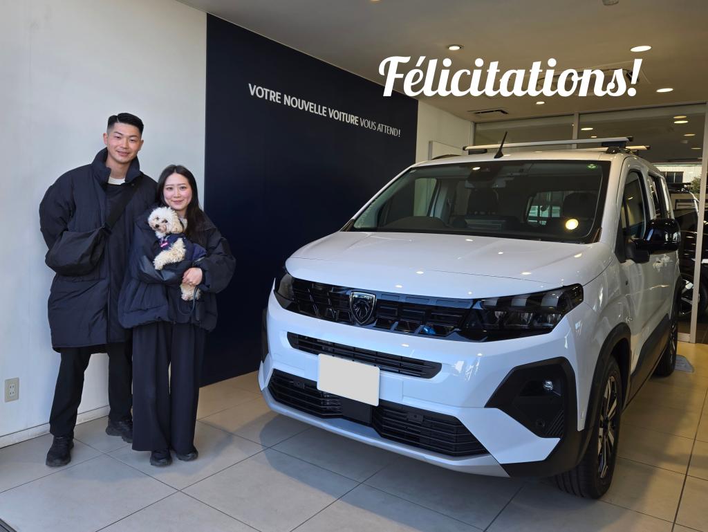 人生にPEUGEOTで華を！ご納車おめでとうございます☆