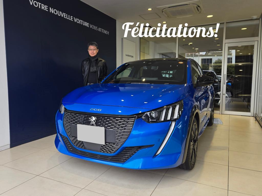 人生にPEUGEOTで華を！ご納車おめでとうございます☆
