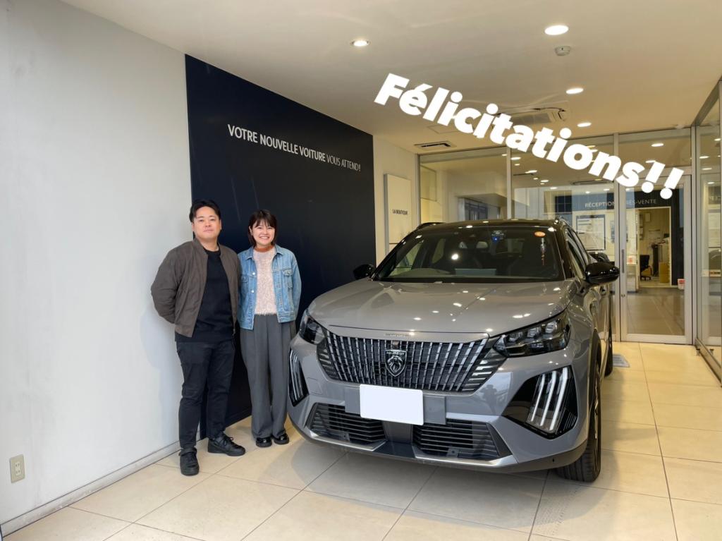 人生にPEUGEOTで華を！ご納車おめでとうございます☆