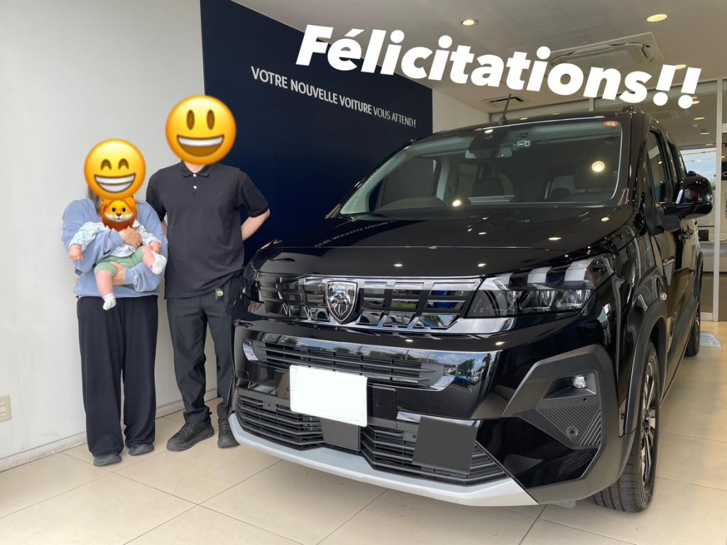 人生にPEUGEOTで華を！ご納車おめでとうございます☆