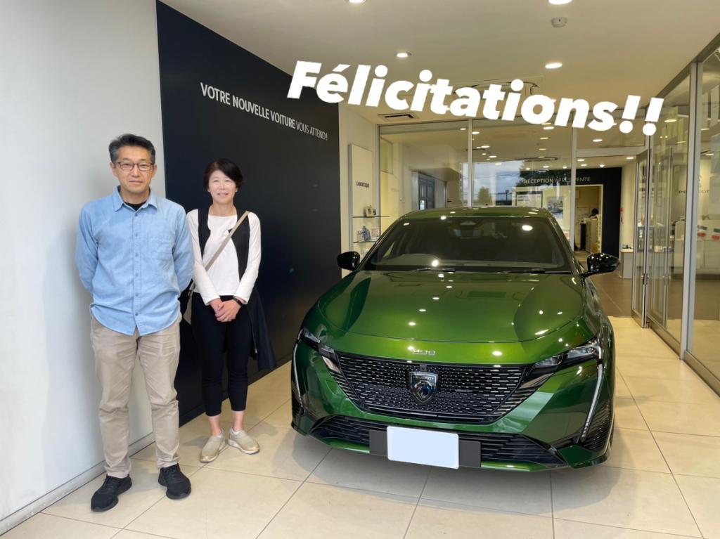 人生にPEUGEOTで華を！ご納車おめでとうございます☆