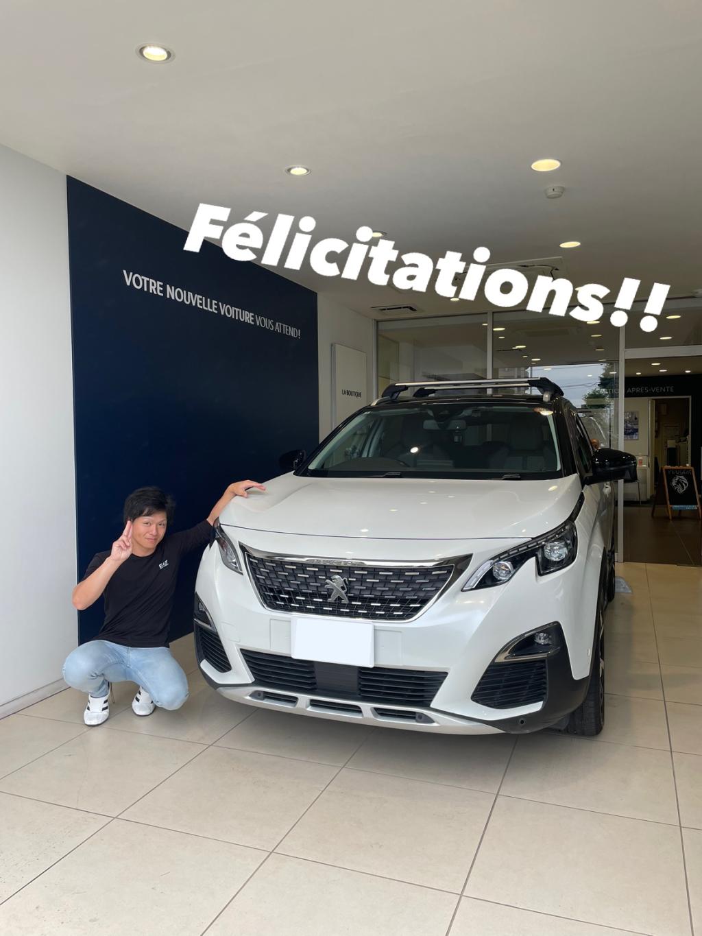人生にPEUGEOTで華を！ご納車おめでとうございます☆
