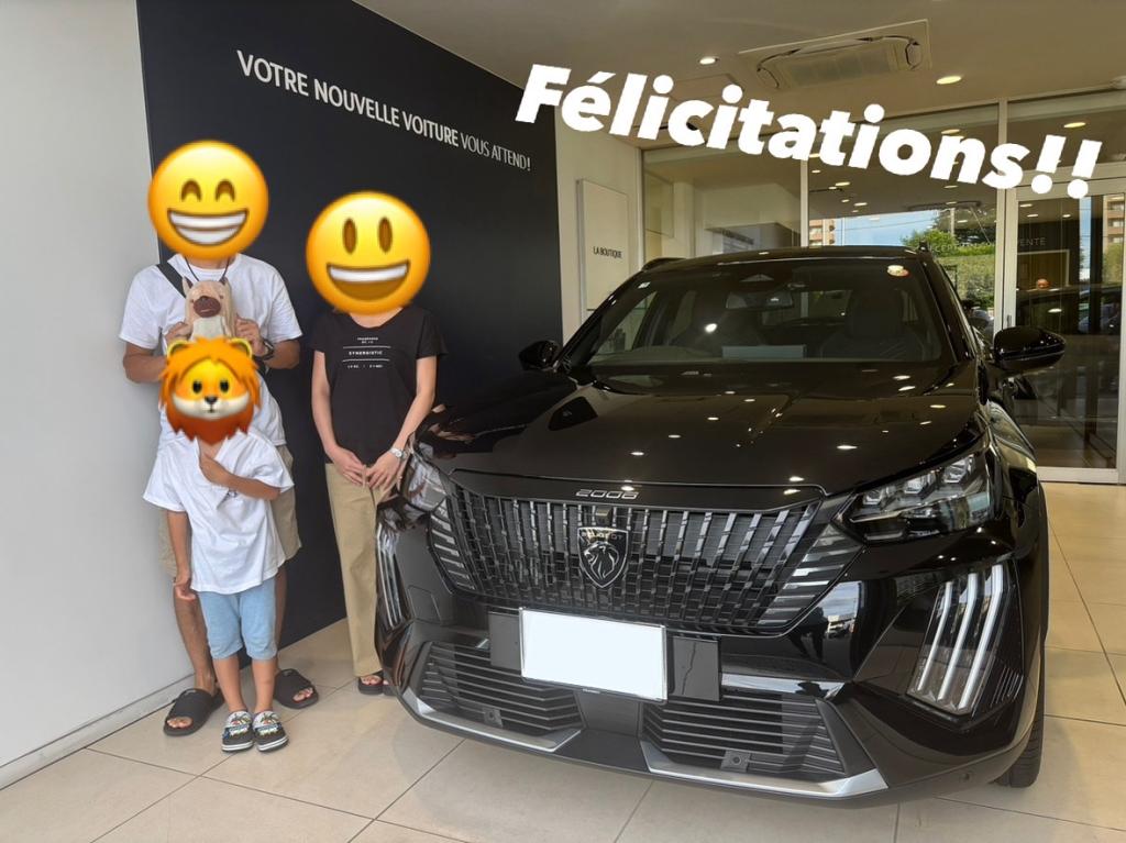 人生にPEUGEOTで華を！ご納車おめでとうございます☆