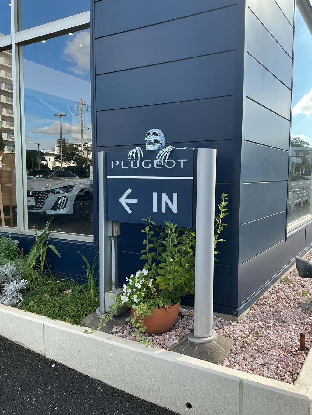 💀🎃 PEUGEOTにもハロウィンがやってきました！